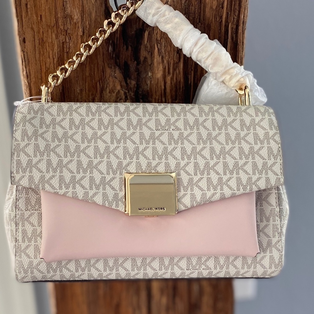 Michael Kors Medium Logo Crossbody. NWT - Picture 11 of 14